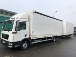 MAN TGL 12.250 s přívěsem