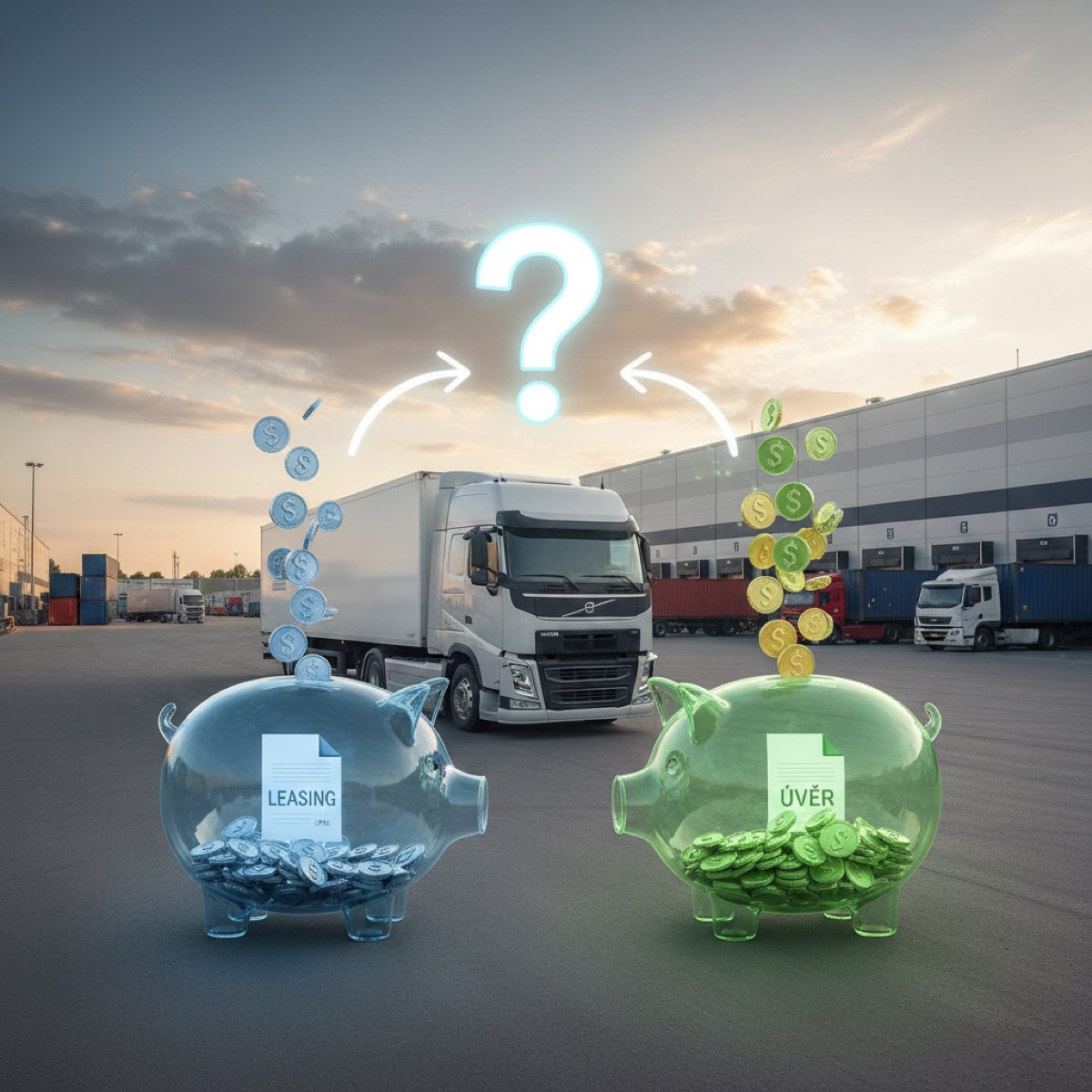 Financování nákladního vozidla: Leasing vs. Úvěr. Kde ušetřit?